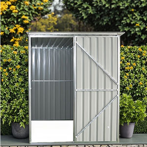 F0604-H200-S Cobertizos de Almacenamiento Económicos, Cobertizo Metálico para Jardín - Product Image 5