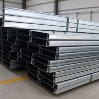 Matériaux de construction métalliques, plaque de plancher en acier non coulé renforcé 250x40 2,5 mm pour dalle de construction à usage intensif