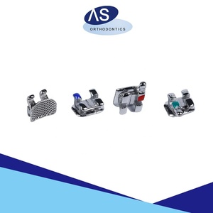 Staffe metalliche ortodontiche Mim dentali con denti raddrizzare 345 ganci - Product Image 3