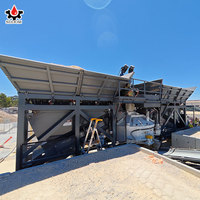 Mélangeur concret portatif mobile avec la machine de pompe Usine stationnaire de mélange de ciment de prémélange pour le composant de moteur de noyau de construction