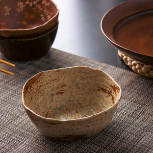 Plato de Condimentos Tradicional Japonés Hecho <span class=keywords><strong>a</strong></span> <span class=keywords><strong>Mano</strong></span>, Tazón Redondo de Cerámica Creativo, Artículos de Cocina, Vajilla de Cerámica Rústica - Product Image 5