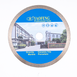 7in 65mn 180mm Hot Press Diamond Blades Hoja de sierra segmentada para corte de mármol - Product Image 1