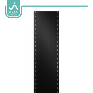 قضبان فاصلة من سبائك الألومنيوم السوداء للنوافذ الزجاجية العازلة في الزجاج المزدوج بهيكل ألومنيوم مجوف - Product Image 2