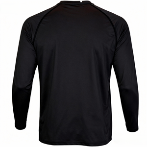 कस्टम उच्च गुणवत्ता वाले पॉलिएस्टर सबलिमिनेशन डिजाइन स्पोर्ट्सवियर त्वरित शुष्क सांस लेने योग्य पुरुष जिम आउटडोर फिटनेस के लिए टी शर्ट चलाते हैं। - Product Image 2