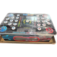 Jeu d'arcade à monnayeur avec lumières LED de luxe, jeu de claquettes amusant Naughty Beans, défi de vitesse pour enfants et récompense par tickets