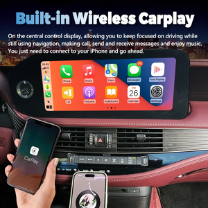 หน้าจอแอนดรอยด์ 15 ขนาด 12.3 นิ้ว Qualcomm สำหรับ Lexus LS500h LS ปี 2017-2019 ชุดติดตั้งแผงหน้าปัด<span class=keywords><strong>รถ</strong></span>ยนต์ เครื่องเล่นมัลติมีเดีย สเตอริโอ ระบบนำทาง GPS - Product Image 3