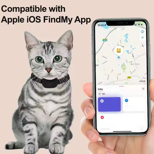 Thiết bị định vị <span class=keywords><strong>GPS</strong></span> thông minh chống thất lạc cho thú cưng (chó, mèo) bằng nhựa và kim loại chống nước, theo dõi thời gian thực, tương thích với Apple IOS và Android 5G - Product Image 6