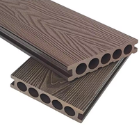 Prix d'usine OEM, terrasse en composite WPC, imperméable et résistante à l'humidité, terrasse en bois-plastique pour extérieur