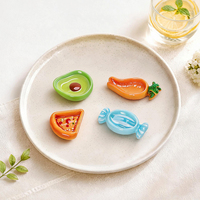 Assortiment en gros de mini-assiettes en résine, vaisselle miniature pour maison de poupée, petits plats pour scènes miniatures et décoration DIY