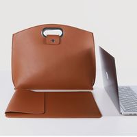Sac à main pour ordinateur portable en polyester avec logo personnalisé pour ordinateur de 13 à 14 pouces, sac de bureau fin pour affaires, étui intérieur imperméable