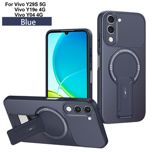 Coque antichoc à chargement magnétique sans fil Lichicase pour vivo V70 S50 Y05 Y11D avec texture fibre de carbone - Product Image 5