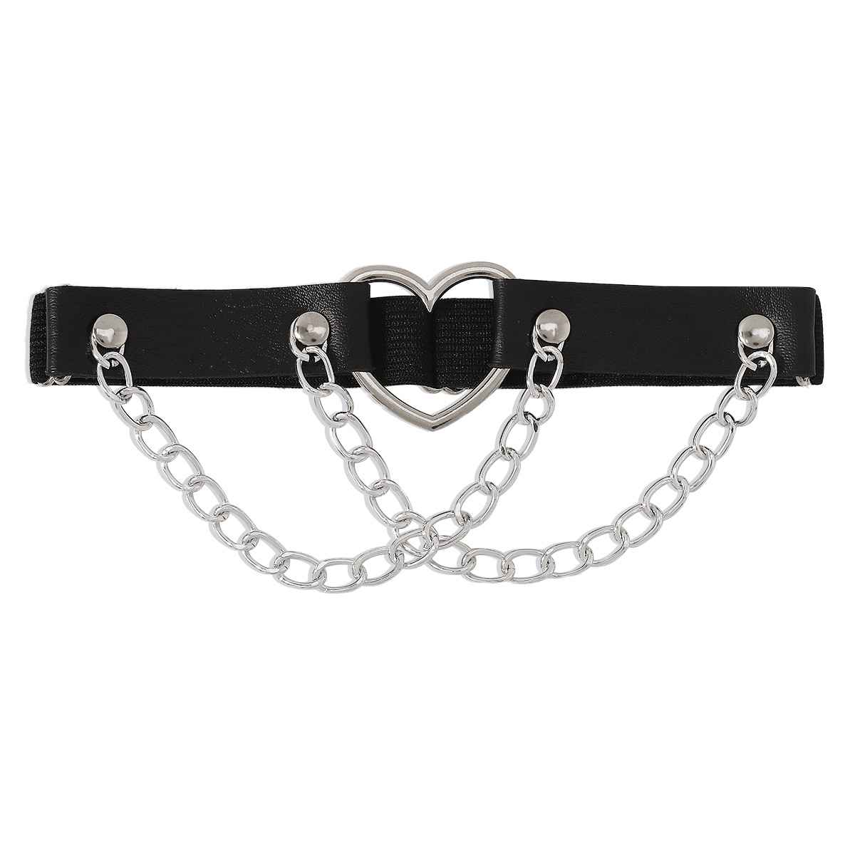 Women's Luxury Punk Rock Leather Legging Garter Belt