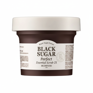 Para SKINFOOD Quality 2X 210g Black Sugar Perfect Essential Scrub Exfoliante facial de buena calidad - Product Image 2