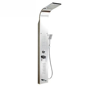 Robinet <span class=keywords><strong>de</strong></span> <span class=keywords><strong>douche</strong></span> mural pour salle <span class=keywords><strong>de</strong></span> bain, vente chaude, style céramique CHR OEM, laiton, <span class=keywords><strong>plaque</strong></span> <span class=keywords><strong>de</strong></span> surface chromée, poignée en chrome massif, caractéristiques du matériau - Product Image 6