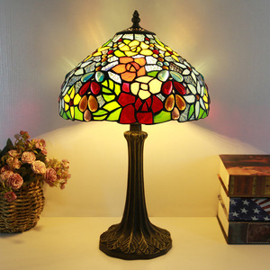 Châu Âu Công Nghiệp Phong Cách 12-Inch Tiffany Bảng Đèn Rose Bird Mới Sáng Tạo Bảo Vệ Mắt Kính Cho Phòng Ngủ Phòng Khách Nghiên Cứu - Product Image 5