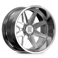 Jantes de camion forgées polies sur mesure SL 28X16 30X16 20X10 24X10 22X12 à déport profond avec entraxes 8X180 8X170 8X165.1 pour Ford F250 RAM 2500
