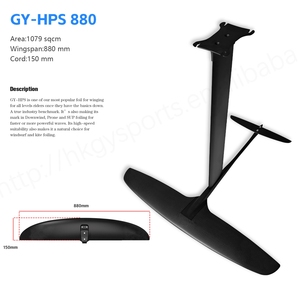 Venta caliente HPS880 Fibra de carbono Hydrofoil Efoil Motor Windfoil Tablas de surf Jumping Foil Wind Foil Herramientas para deportes acuáticos - Product Image 2