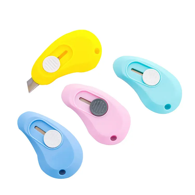 Creative PinkyColor portable small box cutter express mail opener Office paper cutter stationery utility knife