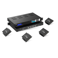 Matrice HDMI MT-VIKI 4K 60Hz 4x4 4x8 sur Ethernet + 4 récepteurs HDBaseT