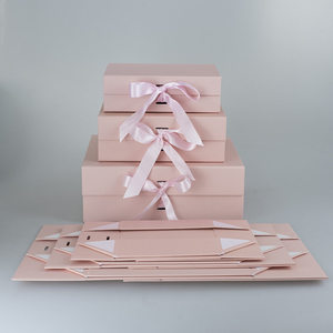 Caja de Regalo Plegable Magnética de Lujo Personalizada para Pequeñas Empresas, Caja de Regalo Plegable Magnética con Asa, Rígida y Plana - Product Image 5
