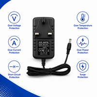 Adaptateur secteur mural 9V1A 5,5x2,5mm 9W avec prise UK pour lampe de bureau et enceinte Bluetooth - Vente en gros usine