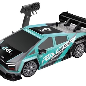 Voiture RC de drift SJY-8601-8603/8601E-8603E 1/24 4x4 30km/h 4 canaux avec lumières LED, gyroscope, 2.4Ghz, jouet électrique en métal, cadeau pour garçons - Product Image 6