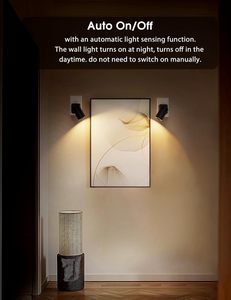 Veilleuse LOHAS à brancher sur prise murale 320 °   Projecteur LED à intensité variable 0-100lm avec capteur crépusculaire pour chambre à coucher et salon - Product Image 3