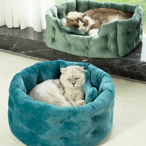 2024 Ideeën Groothandel Vorm Super Zacht Kussen Kalm Huisdierenkussen Handgemaakt Geweven Knusse Hond Kattenmat <span class=keywords><strong>Bed</strong></span> Met Bot - Product Image 2