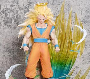 Figurine de poupée japonaise à double tête Dragon Super Saiyan Son <span class=keywords><strong>Goku</strong></span> de 33cm, jouet DBZ, figurine en PVC - Product Image 2