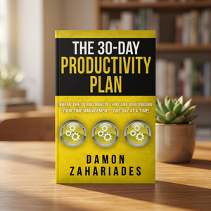 Plan de Productividad de 30 Días de Damon Zahariades, Libro en Formato Paperback, Libro sobre Disciplina y Logro de Objetivos - Product Image 1