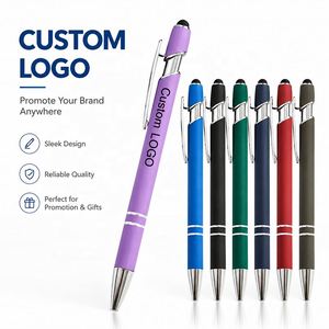 Hot Selling Wholesale Personalized Advertising Custom Logo Metal Aluminum Ballpoint <b>Pen</b> for Promotional Business Gift - Product Image 1
