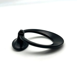 Oval <b>Gold</b> <b>Cabinet</b> Drawer Pull Ring Zinc Alloy Minimalist Furniture Handle - Product Image 3