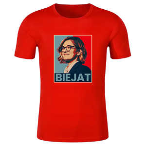 Wholesale Customizable 2025 Unisex Short Sleeve Polish Presidential Candidate T-Shirt Adults Election Cheer T-Shirt Promotional - Product Image 4