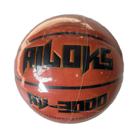 Ballon de basketball en cuir PU taille 7/6/5/4/3/2/1 avec bonne adhérence, logo personnalisable imprimé, ballon silencieux pour l'entraînement