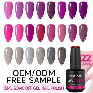 Gel de Color para Uñas de 15ml, Tendencia en Colores Vivos, Aplicación Fácil y Uniforme, Gel de Salón, OEM ODM, Desarrollo de Fórmula Personalizada, Compatible con Luz UV - Product Image 1