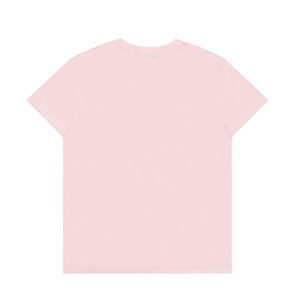 Camiseta de algodón original para mujer, de verano, informal, versátil, con bordado de pony, cuello en V, manga corta, fina, para comercio exterior. - Product Image 1