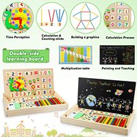 Tendance 2025 : Boîte de calcul numérique Montessori pour enfants, matériel éducatif, jeux de mathématiques en bois, certifiée CE, best-seller