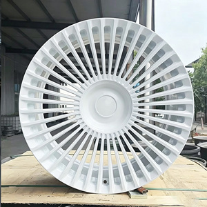 Jantes monobloc forgées en alliage d'aluminium <span class=keywords><strong>de</strong></span> luxe à rayons multiples, 19-28 <span class=keywords><strong>pouces</strong></span>, PCD 5x112/120/114.3, neuves, ET 25mm, avec enjoliveur central flottant - Product Image 3