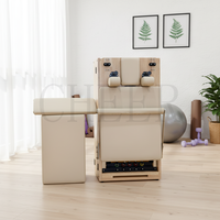 Machine de Pilates pliable en bois de chêne, système d'entraînement Pilates, équipement essentiel pour la maison, la salle de sport et le studio, fabricant et fournisseur