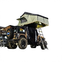 Nouvelle arrivée Tente de toit en toile ENJOIN pour voitures 4x4 tout-terrain - Conception spacieuse Utilisation quatre saisons Ouverture automatique rapide Aluminium