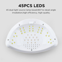 Lampe UV professionnelle en gros à 48 LED pour séchage rapide du vernis gel, sèche-ongles avec produits pour ongles en diamant