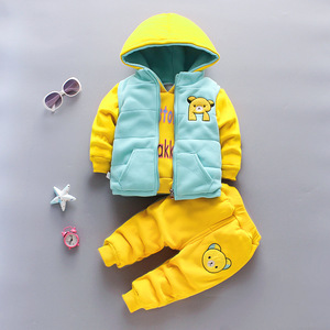 Ensemble de vêtements pour bébé garçon en trois pièces, 1 à 4 ans, tenue de Noël pour bébé, automne-hiver - Product Image 6