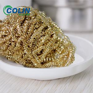 62 Bolas de latón para limpieza, limpiador de puntas de soldador de cobre genuino, raspador de metal para platos y ollas, soldador - Product Image 2