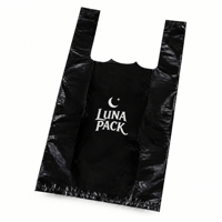 Sacs de courses en plastique personnalisés imprimés avec message de remerciement pour supermarchés, épiceries, fruiteries, charcuteries et marchés fermiers