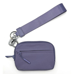 New Design Personalized Custom Wrist Purses Pouch Portable Nylon <b>Credit</b> <b>Card</b> <b>Holder</b> Purse Mini Zip Around Wristlet Wallet - Product Image 3
