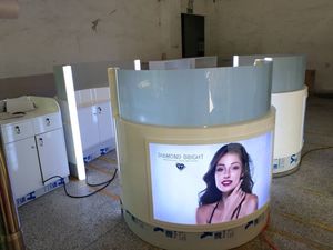 Kiosque de blanchiment des dents personnalisé conception libre centre commercial mobilier de <span class=keywords><strong>magasin</strong></span> avec lumière LED pour l'affichage - Product Image 6