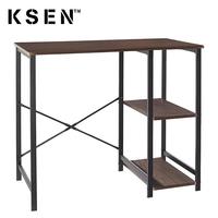 Bureau de travail compact moderne Xiamen Ksen avec solution de rangement pratique, doté d'étagères de rangement pour l'étude et le travail de bureau