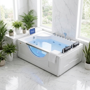 Nouvelle conception de <span class=keywords><strong>baignoire</strong></span> spa à jets d'air pour adultes, en acrylique, avec hydromassage, pour 1 personne, portable, pour extérieur - Product Image 2