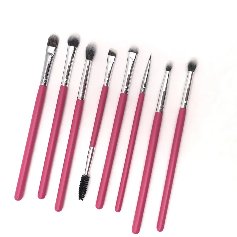 YRX W016 8PCS Custom Professional Eye Brow Brush Make up Brushes Sets Wholesale Makeup Brush Set