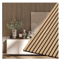 Paneles Acústicos de Pared de MDF de Estilo Moderno, Insonorizantes, Resistentes a la Humedad, Antiestáticos, con Diseño de Rayas y Cuadros para Apartamentos y Hogares